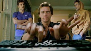 Jim Carrey writes invoices himself