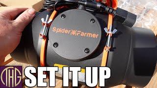 Unbox And Set Up The Spider Farmer 6" Exhaust Fan And Smart Controller Kit