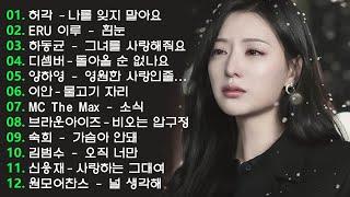 하루 종일 듣기 좋은 노래 |일할때 듣기좋은 발라드 추천 광고없는 노래모음 | 나에게 그대만이 유해준, 이승철 그런 사람 또 없습니다, 백지영 잊지 말아요, 브라운 아이즈