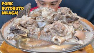 Nilagang Buto-Buto ng BABOY Mukbang Asmr | Filipino Food Mukbang Philippines