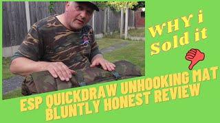 ESP Tackle - ESP Quickdraw Mat for Carp fishing  !! "Off the Cuff"  Bluntly Honest Review !