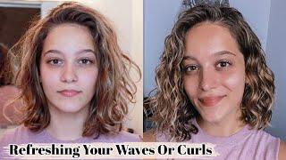 How To Refresh Frizzy/Inconsistent Waves Or Curls