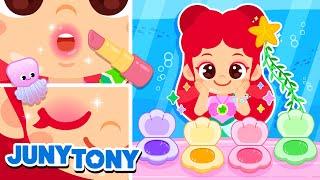  Princess Beauty Makeup Song +More Kids Songs | Princess Songs | Cartoon | JunyTony