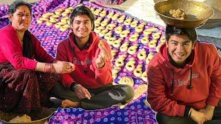 काले कौवा काले, घुघुती माला खाले ️ !! घुघुतिया त्योहार || pahadi lifestyle vlogs || daily vlogs