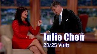 Julie Chen - Is Married To Craig's Boss - 23/25 Visits In Chronological Order