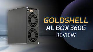 Goldshell AL Box Miner: 360G Hash Rate, 180W Power Consumption, Mining ALPH Coins!