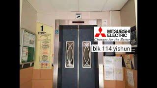 Mitubitshi lift C at blk 114 Yishun Ring Road