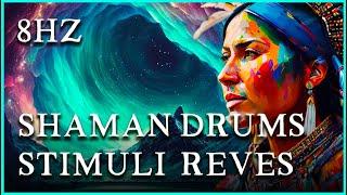 STIMULI Rêve Tambours chamaniques MEDITATION - guérison ESPRIT shaman drum healing SPIRIT MIND 8Hz