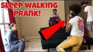 SLEEP WALKING PRANK ON ROOMMATES!!!