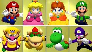 Mario Party 5 - All Character Super Star Animations