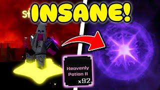 USING 92 HEAVENLY POTIONS For NEW HALLOWEEN AURAS In ROBLOX SOL'S RNG!