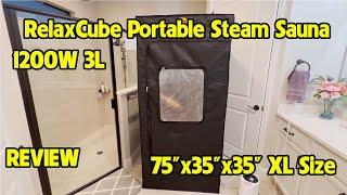 RelaxCube Portable Steam Sauna 1200W 3L Review