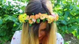 How To Create A Boho Style Flower Crown - DIY Style Tutorial - Guidecentral