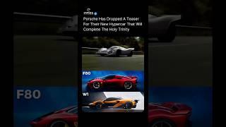 Porsche Has Dropped A Teaser For Their New Hypercar That Will Complete The Holy Trinity #porsche