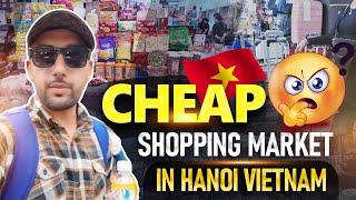 Shopping Market in Hanoi Vietnam | Wholesale Market | Dong Xuan Market Hanoi