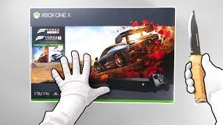 Unboxing Xbox One X "Forza Horizon 4" 1TB Console