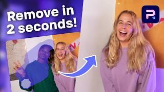 How to remove people from photos in 2 seconds! I Photoroom Editing Tutorial