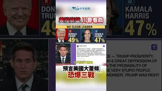 #shorts 美股崩盤川普看戲 預言美國大蕭條恐報三戰