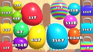 "Blob Merge 3D Challenge: Merge Blobs for High Scores! Addictive Gameplay Mechanics! part 7"