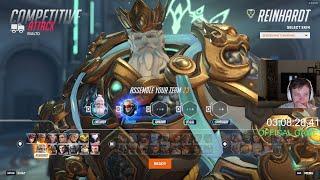 LHCLOUDY BEST #1 REINHARDT GAMEPLAY OVERWATCH 2 SEASON 15