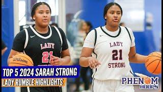 HIGHLIGHTS: TOP 5 2024 Sarah Strong DOES IT ALL for Lady Strong Center at #PhenomLadyRumble