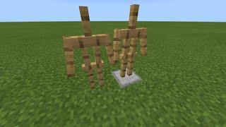 Armor Stands with NO Base Plate (MCPE)