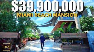 Inside a $39,000,000 MEGA MANSION in Miami Beach Florida | Peter J Ancona