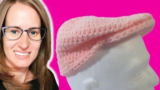 Crochet Flat Cap Tutorial #crochetflatcap #crochethattutotial #crochetwithclare