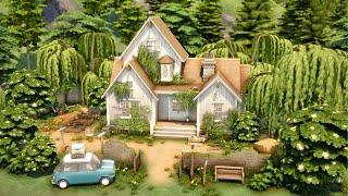 Dreamy Cottagecore Starter Home | The Sims 4 | Speed Build with Ambient Sound | No CC
