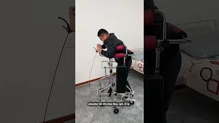 Khung hỗ trợ tập đi lại cho người già yếu, sau tai biến #nguoigia #nguoiliet #taibien #phcn