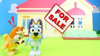 Bluey Gets a New House | Bluey New Home Adventure | Pretend Play With Bluey Toys