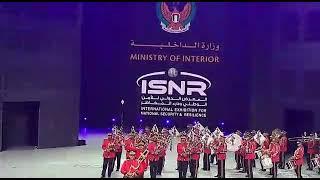 Pipe and Brass Band (Police) Performing in ISNR EXHIBITION in Abu Dhabi UAE 