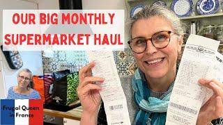 Our Big Monthly Supermarket Haul - #food #shoppinghaul #france