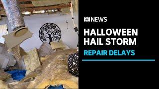 Halloween hail storm repair delays leave Springfield residents frustrated with insurers | ABC News