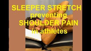 APTEI: "Sleeper Stretch" for Posterior Capsule Tightness