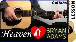 How to play HEAVEN  - Bryan Adams / GUITAR Lesson  / GuiTabs N°148