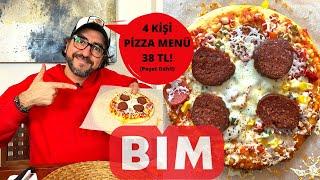 (38 TL) - BİM'DEN PİZZA MENÜSÜ YAPTIK! Karışık Pizza, Nugget, Soğan Halkası, Supangle