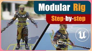 Rig your characters with modular rig in UE5 without rigging experience step by step tutorial