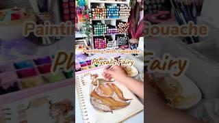 Painting with Gouache| Physalis Fairy | Fairy in my sketchbook |