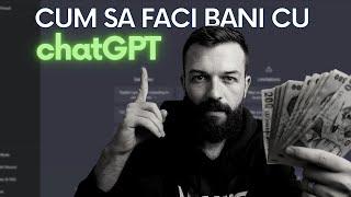 Cum să faci bani cu chatGPT