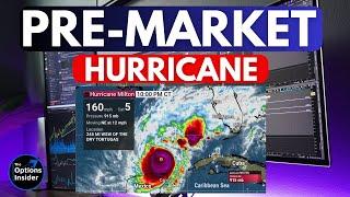  (10/09) PRE MARKET LIVE STREAM - $QQQ $486 Retest | $SMH HOT HOT | Hurricane Milton 