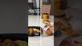 NO WONDER YOU GET HUNGRY FAST AFTER EATING A MCGRIDDLE
