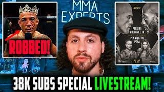 UFC 307 REACTION! JOSE ALDO ROBBED? HURRICANE COMING MY WAY! DWCS PICKS! 38K SUBS! - LIVESTREAM QNA