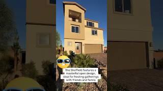 Las Vegas New Community Three-Story Home in Paldona by Pulte Homes Sheffield Plan