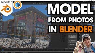 Modeling from Photos INSIDE BLENDER with Perspective Plotter!