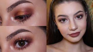 Rusty Red & Gold Halo Eyes Tutorial | Keara Graves