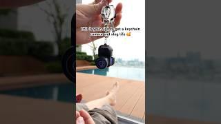 This is your sign to get a keychain camera and vlog life  #shorts #keychain #minicamera