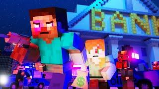 BANK HEIST! - Alex and Steve Life (Minecraft Animation)