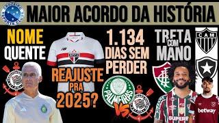 LUÍS CASTRO NO TIMÃO? SP: REAJUSTE NO MÁSTER? VERDÃO DOMINA RIVAL! TRETA NO FLU! ZÊRO, LIB, PAQUETÁ+