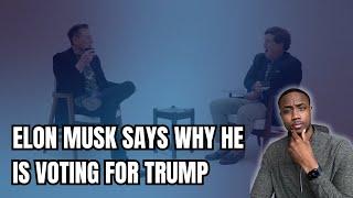 Elon Musk and Tucker Carlson Talk about Elon and His Support forTrump